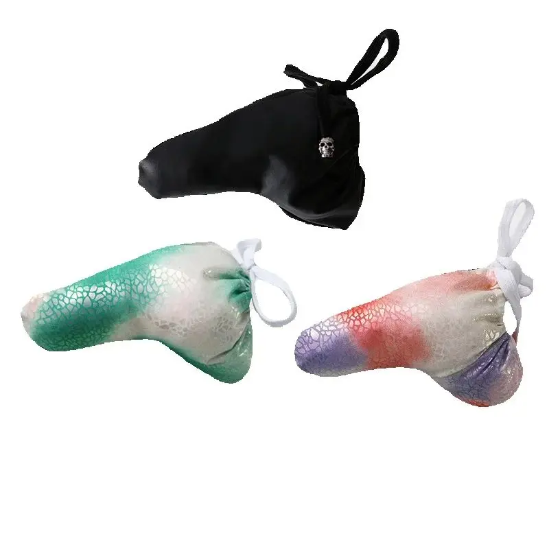 สนุกหนังเทียมเย้ายวนเซ็กซี่ชุดชั้นในสําหรับชายสวมใส่ Gaysex Hombre อวัยวะเพศชายกระเป๋าเครื่องรางชุด String Ouvert Homme