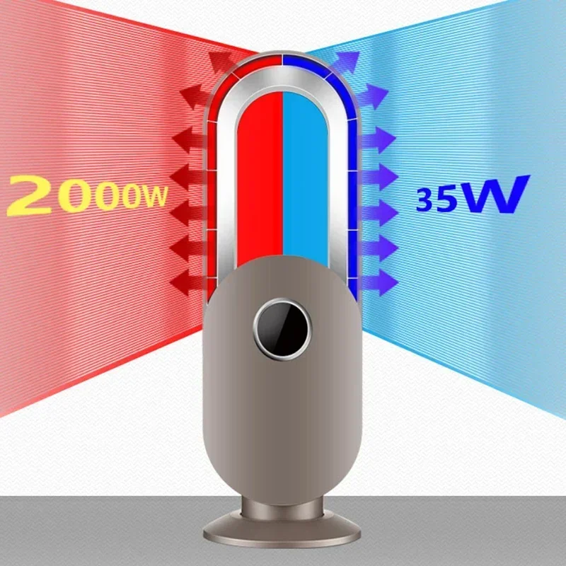 NSB-2000 เครื่องทําความร้อนไร้ใบแนวตั้งใหม่โฟร์ซีซั่นส์ระบายความร้อนและทําความร้อนสากลประหยัดพลังงานห้องนอนสํานักงานเดสก์ท็อป