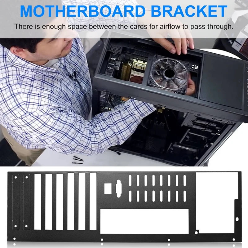 Imagem -02 - Espessamento Mining Rig Case Frame de Mineração Eth Motherboard Bracket Bitcoin Mining Rig Case Suporte Itx Mini Atx Gpu