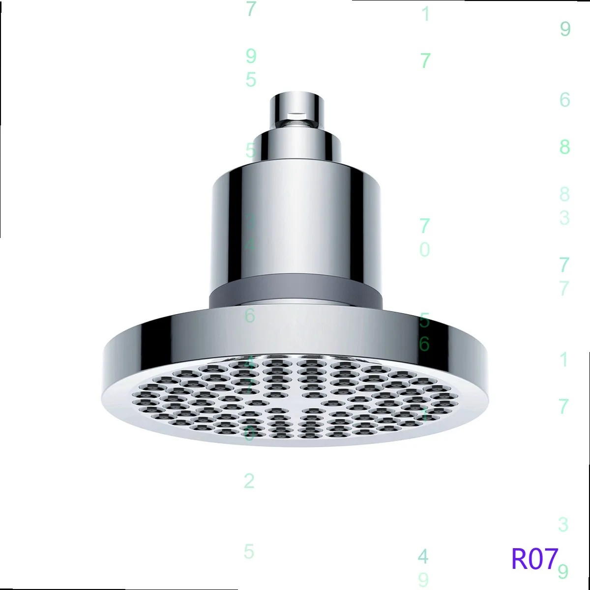 6 inch Round Shower Head with 15-20 Layer Vitamin C Filter Removable High Pressure 6