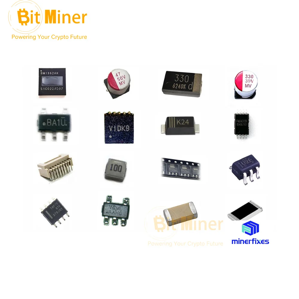 

Antminer S19j Pro Ремкомплект запасных частей для хэш-платы BHB42601 BHB42603 BHB42631 версия BM1362AA Чип PIC16F1704.