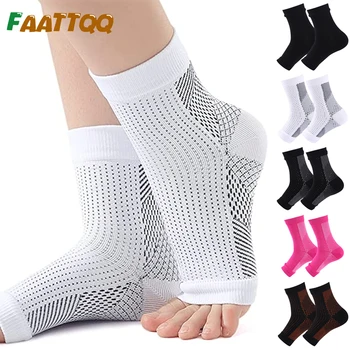 남성 여성을 위한 신경병증 양말, 신경병증 통증을 위한 압축 양말 진정, 발목 버팀대 발바닥 근막염 부기 완화