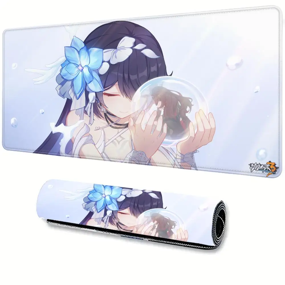 

HD Columbina Genshin Impact Mouse Pad Large Desk Mat Keyboard Ergonomic Office Rubber Game PC Non-slip Mousepad Home Accessories