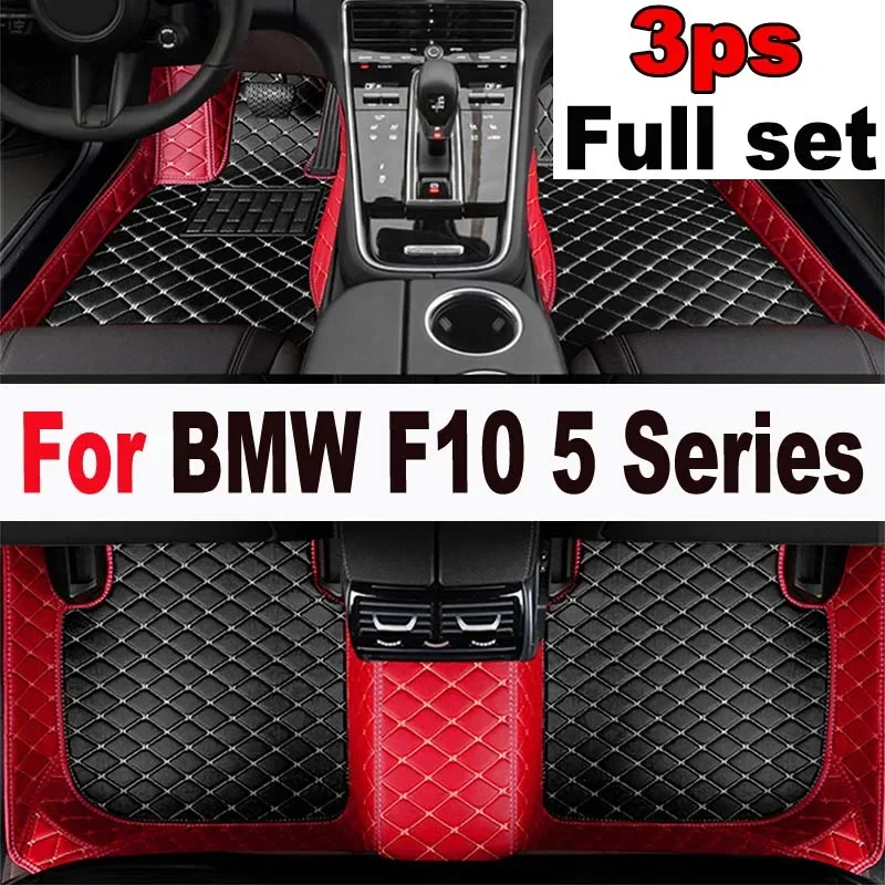 

RHD Car Floor Mats For BMW F10 5 Series 2016 2015 2014 2013 2012 2011 2010 Carpets Custom Foot Pads Auto Accessories Interior