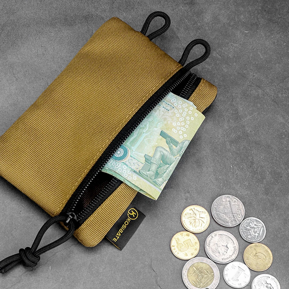 Mini EDC Pouch Multifunctional Outdoor Sports Camping Hiking Purse Wear-resistant for Camping Hiking Mountaineering
