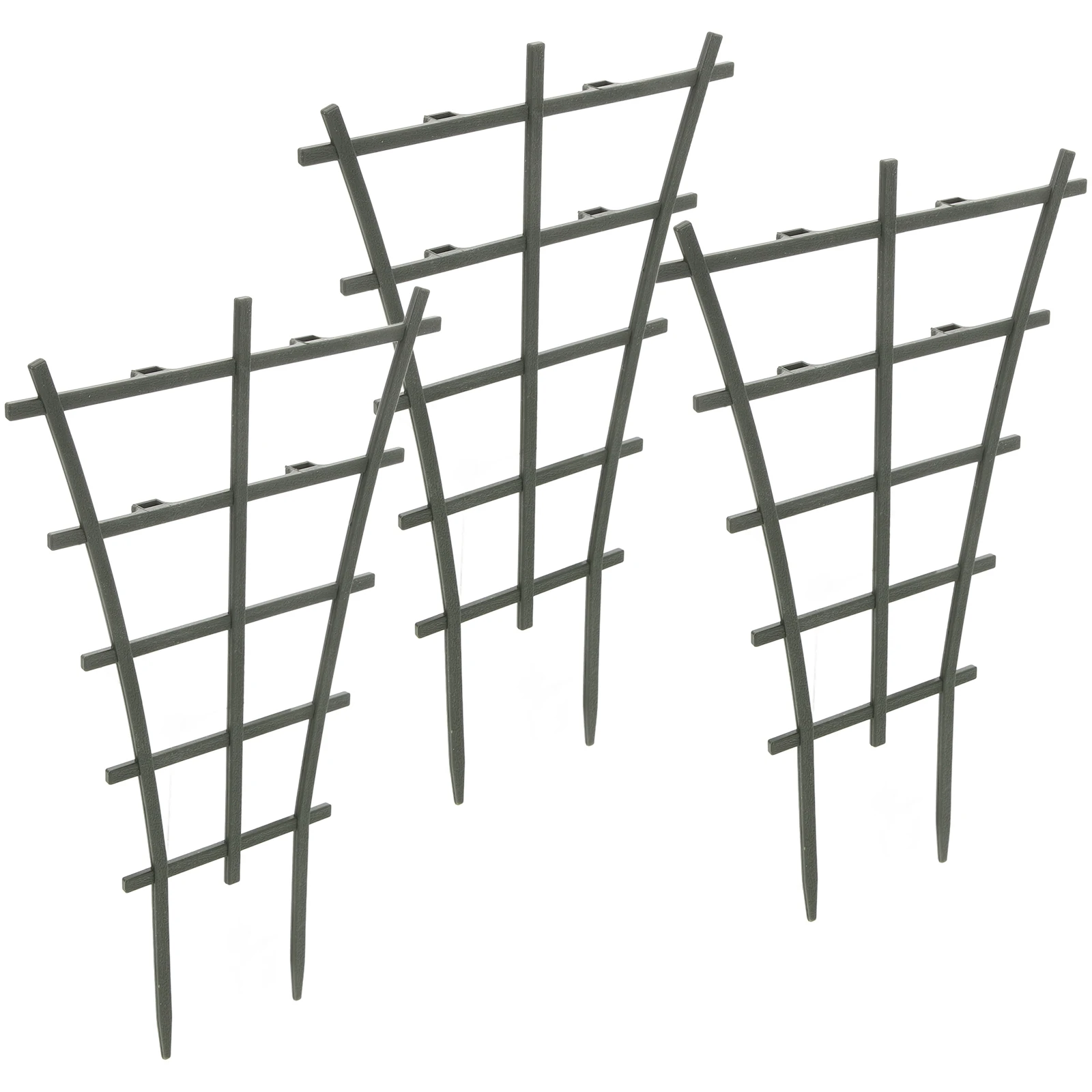 

3 Pcs Vines Climbing Frame Plant Garden Trellis to Flower Rack Plastic for Rose