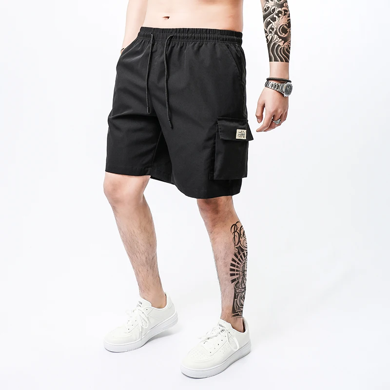 

Мужские летние рабочие шорты 2026: Новые спортивные повседневные шорты-карго в американском стиле, брюки до колена, прямые шорты для гольфа, бега и спортзала