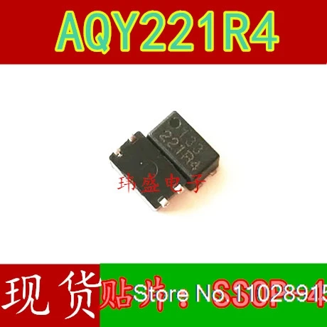 

(10PCS/LOT) AQY221R4 AQY221R4V 221R4 SSOP-4
