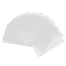 G92F 100Pcs Protective Sleeve Card Protectors Top Loader Cards Collection Holders Tarot Card Sleeve PP Trading Card Sleeves