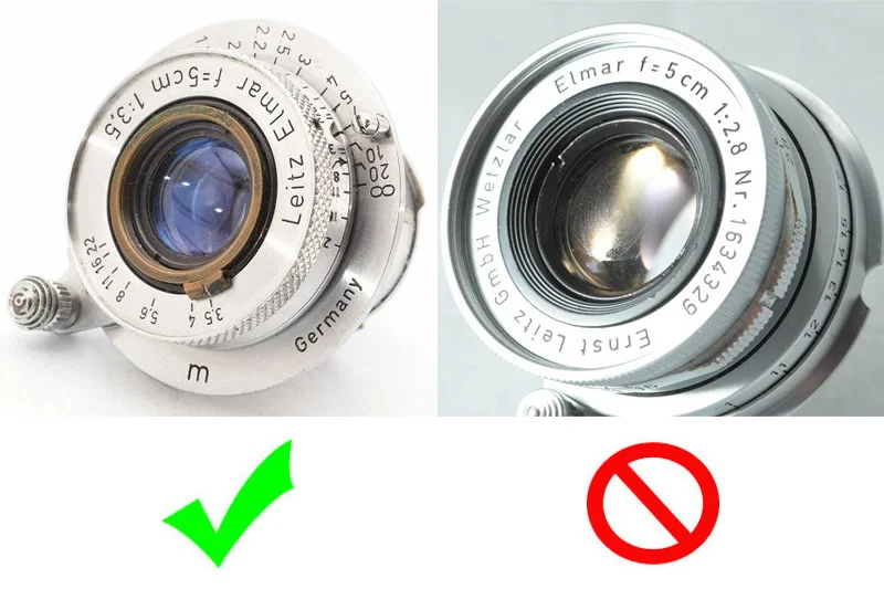 Aluminum 5cm Lens Hood for Leica Leitz M39 Elmar 50mm F 3.5 1:3.5 Lens Silver