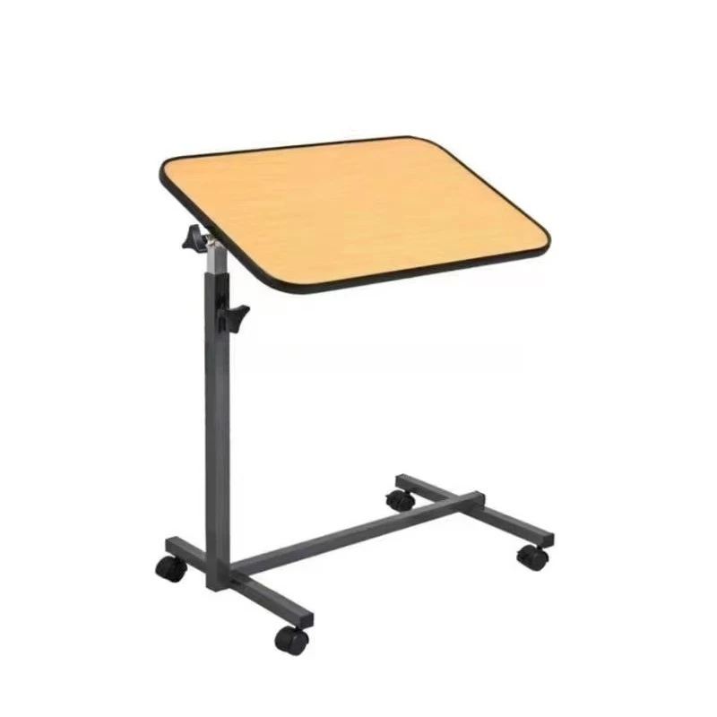Portable Multi-function Adjustable Overbed Bedside Table With Wheels for Home and Hospital