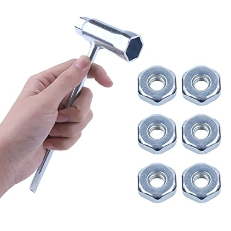 

13 x 19 mm Chainsaw Wrench Scrench with 6 Bar Nuts for Stihl 017 018 019 020 021 023 024 025 026 028 034 Chainsaw Replacement P