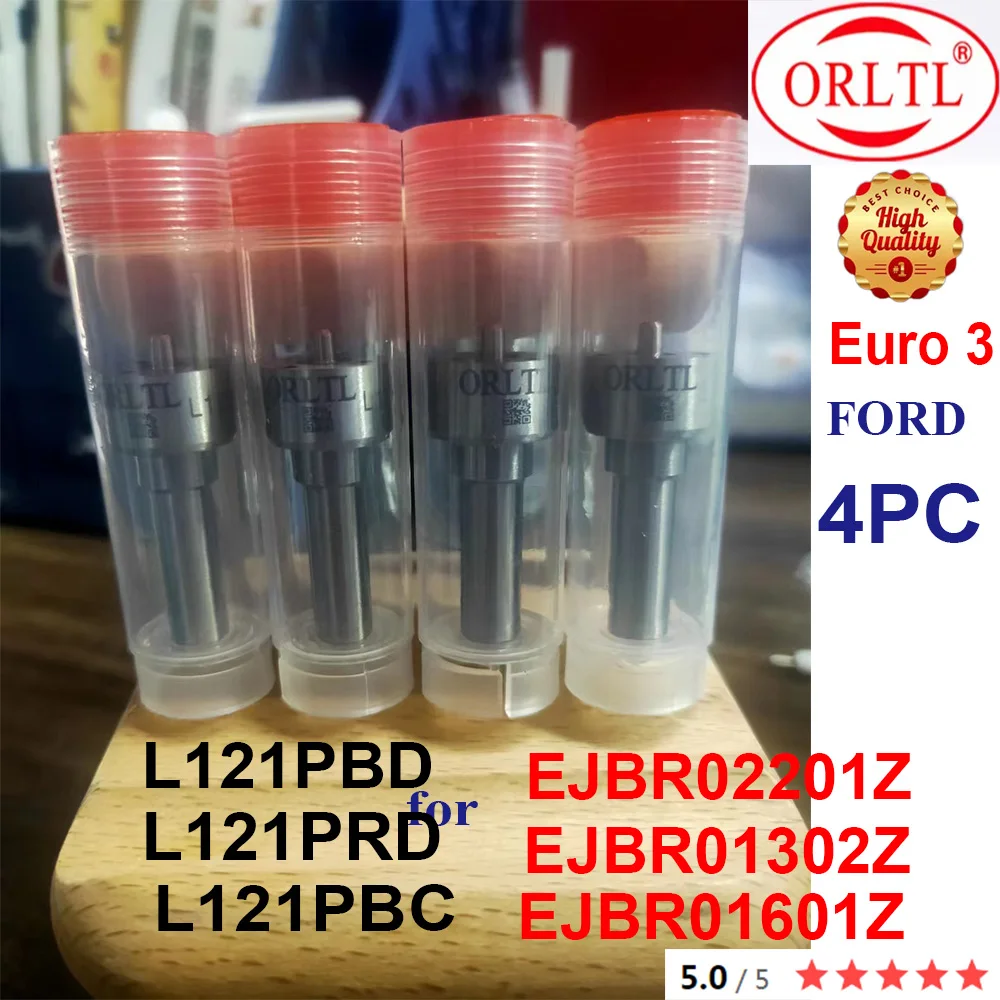 4pcs L121PBD L121PRD L121PBC Diesel Injector Nozzle For FORD Focus EJBR01601Z EJBR01302Z EJBR02201Z 1S4Q9F593AF 2T1Q9F593A