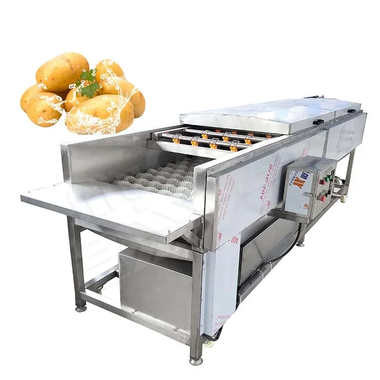 MY Automatic  Clean Washer Conveyor Fruit and Vegetable Bubble Wash Machine