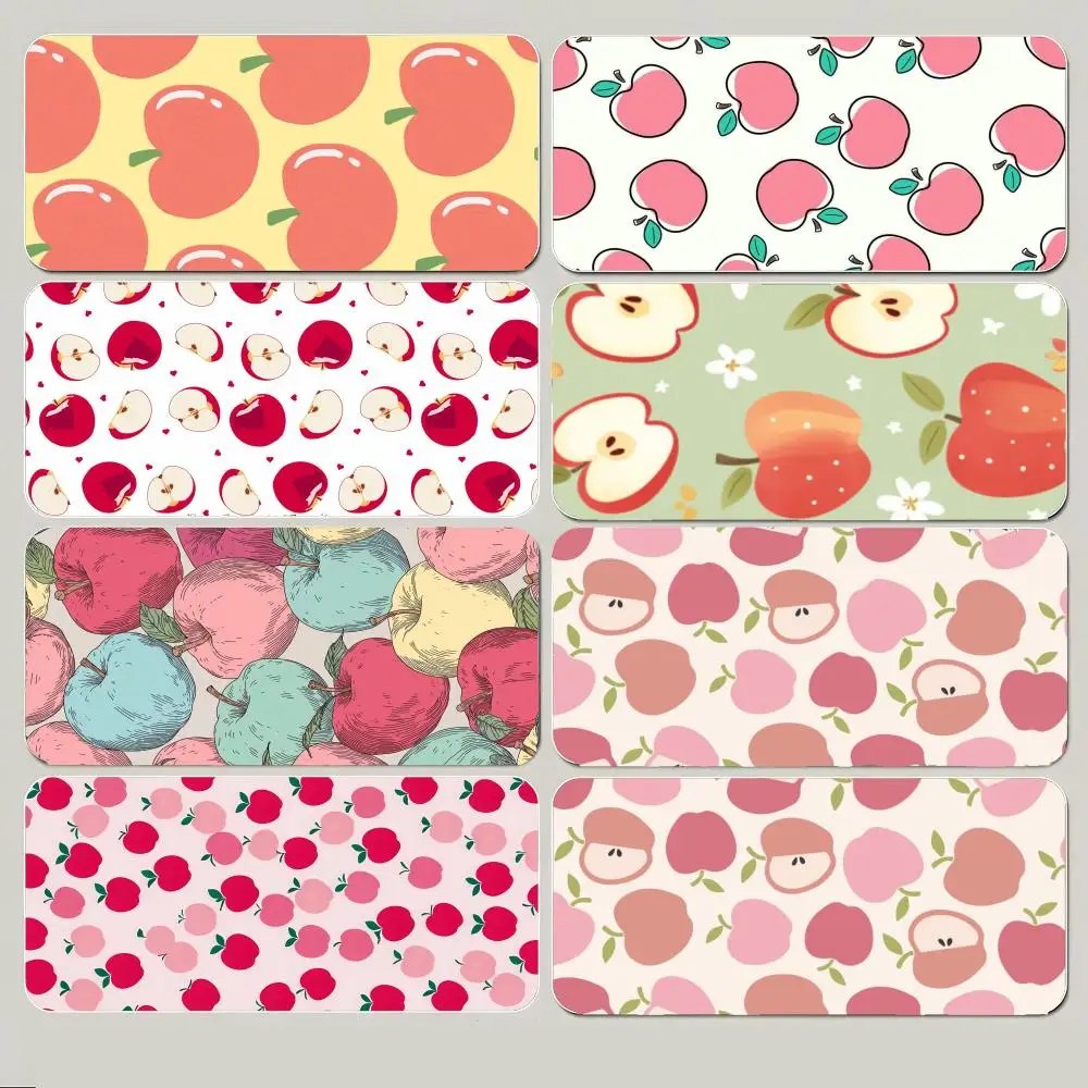fruit sweet A-Apple Mouse Pad Large Gaming Mousepad with Thick Stitched Edge Non-Slip Desk Mat