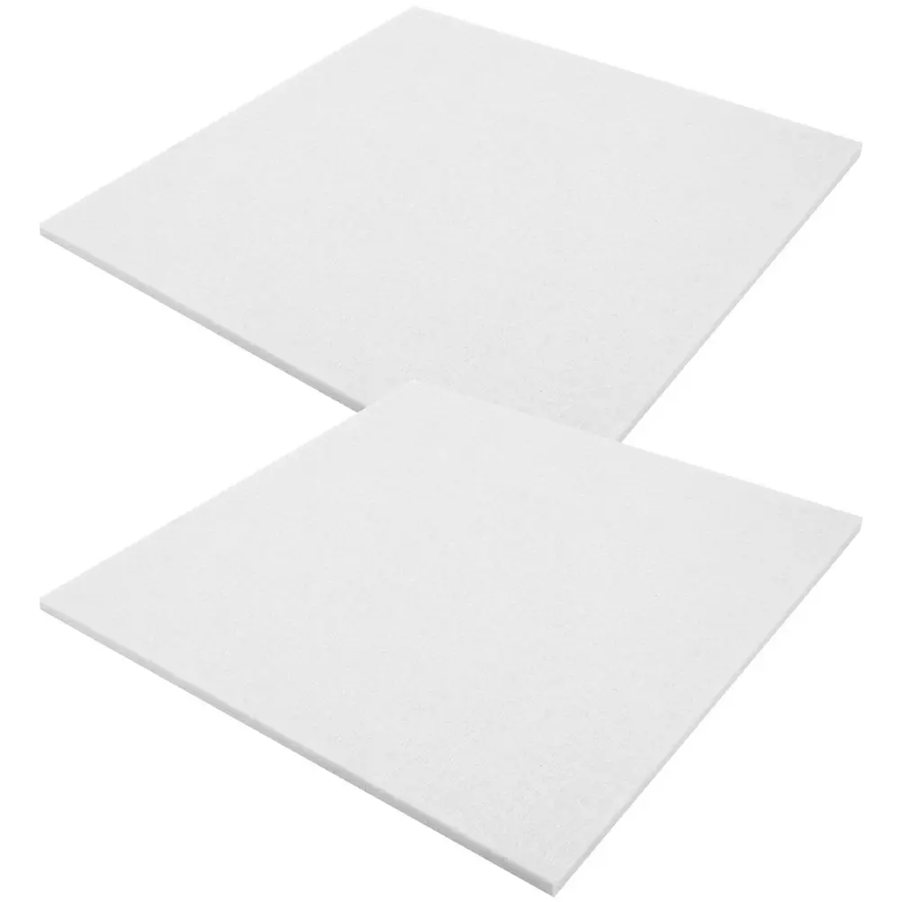2Pcs Professional Sound Absorbing Felt Panels Uniform Thick Acoustic Wall Panels for Studio Office Rehearsal Space Sound