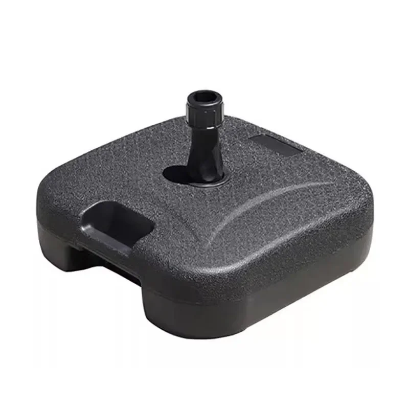 Heavy Duty Plastic Umbrella Base Water Filled Cantilever Stand for Outdoor Patio Parasol Support Stable Weighted Foot
