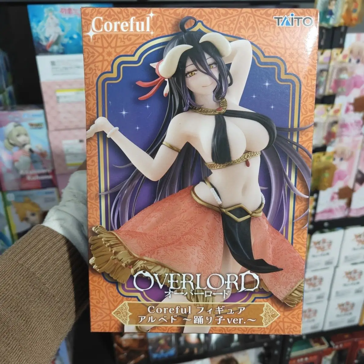 ไทโตะ คอร์ฟูล โอเวอร์ลอร์ด อัลเบโด้ รุ่นสาวเต้นรำ ฟิกเกอร์อนิเมะ PVC ขนาด 18 ซม. ของสะสม