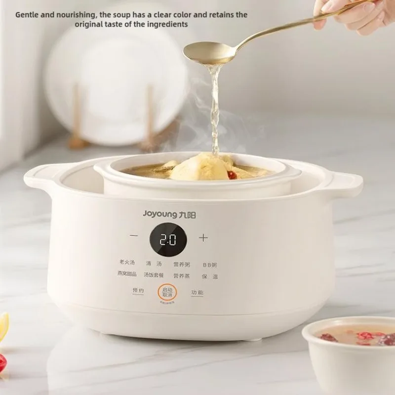 自動多機能スープ調理器,鳥の巣調理,電気スローステューワー,セラミック,5インナー,220v