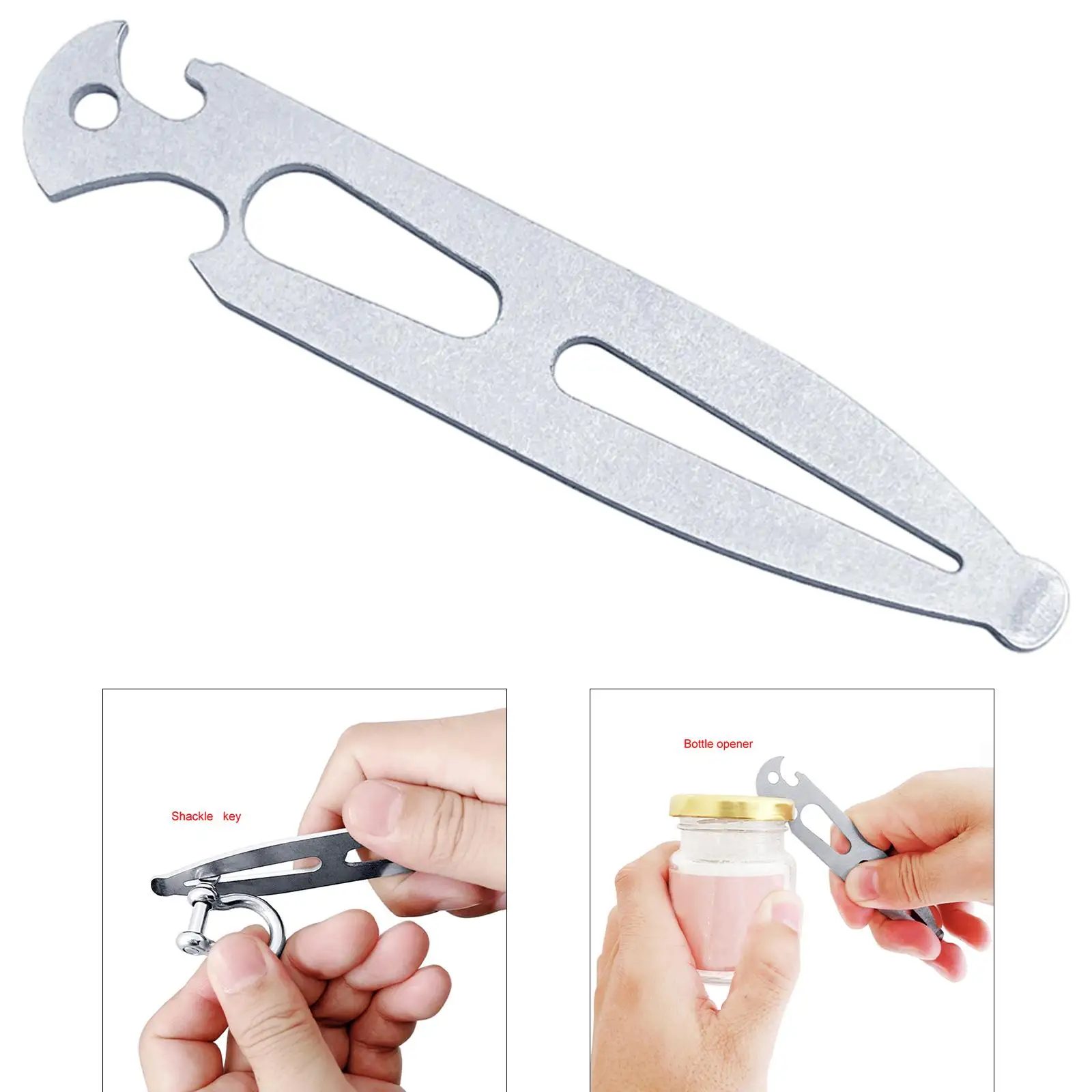 

Shackle Key with Bottle Opener Deck Key Tool suitable for RV