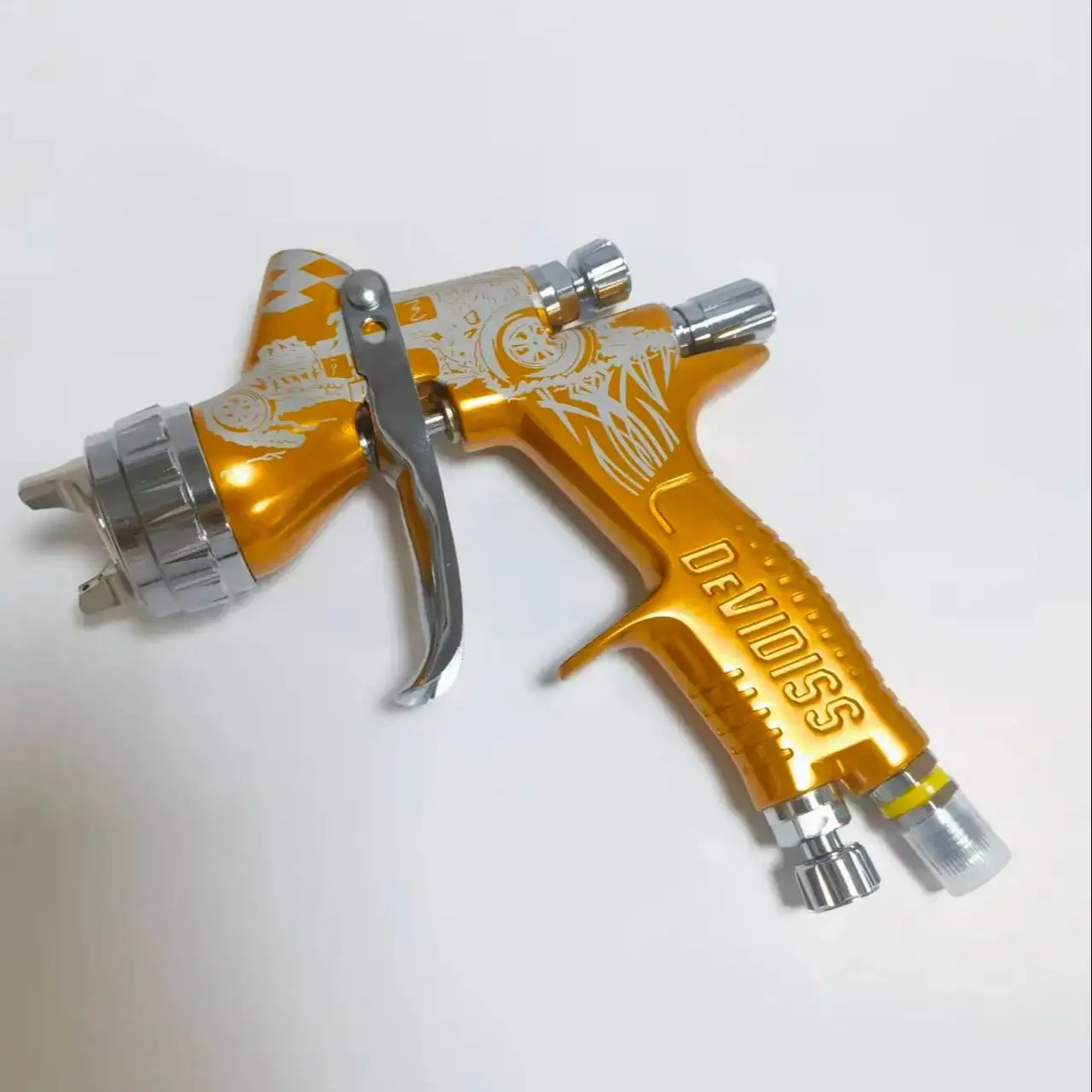 

Bestseller DEVIDISS PRO HVLP spray gun, 20.29 oz capacity, 1.3 mm600ML nozzle, conductive metal, professional automotive paintin
