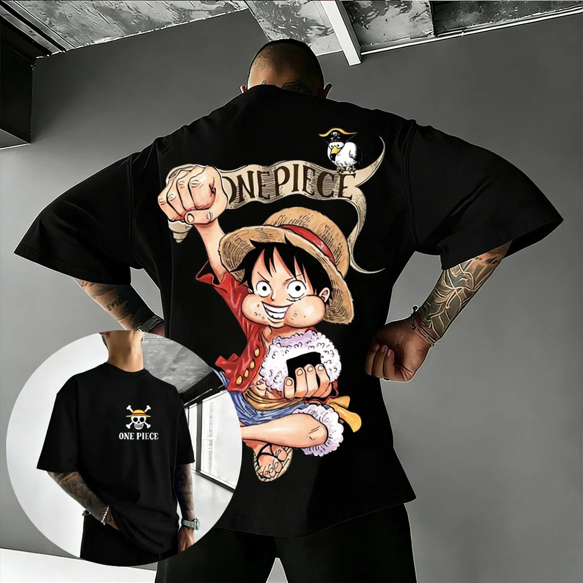 

One Piece Anime Graphic T Shirt Men Women Cotton Short Sleeve Tee Summer Y2k Luffy Print Streetwear Loose Casual Top Unisex