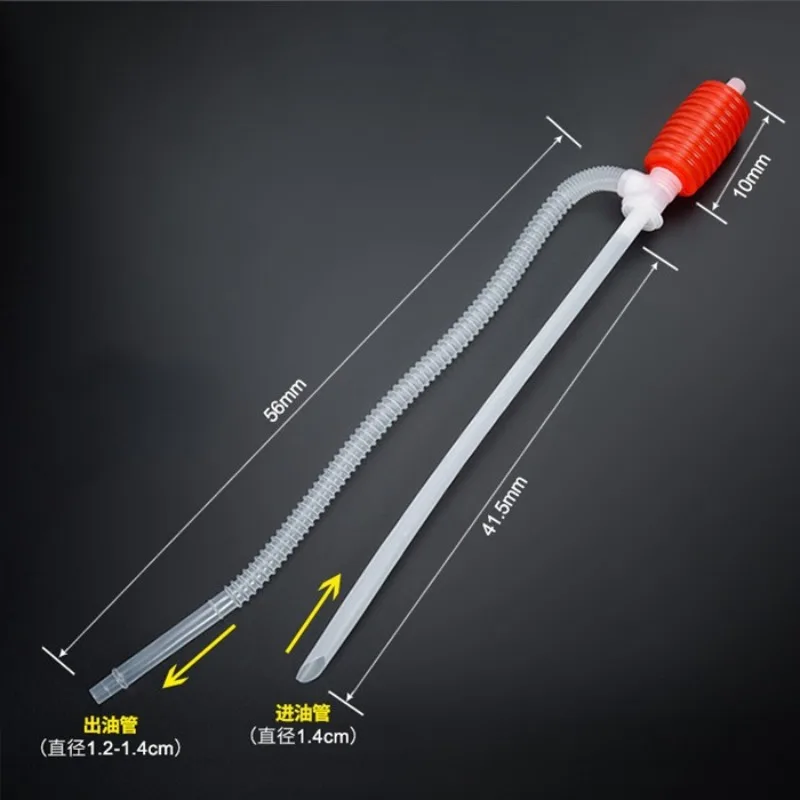 Car Truck Hand Pump Fuel Oil Gasoline Diesel Transfer Sucker Manual  fuel pump Siphon Suction Water  fuel transfer pump， Funnel