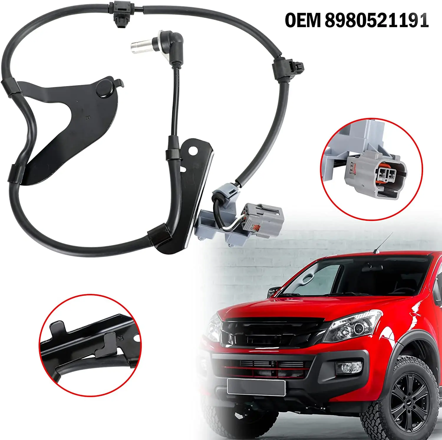 

High Quality Car Front Right Side Wheel ABS Sensor Cable For Isu-zu Dm-ax D-max Mux 8980521191