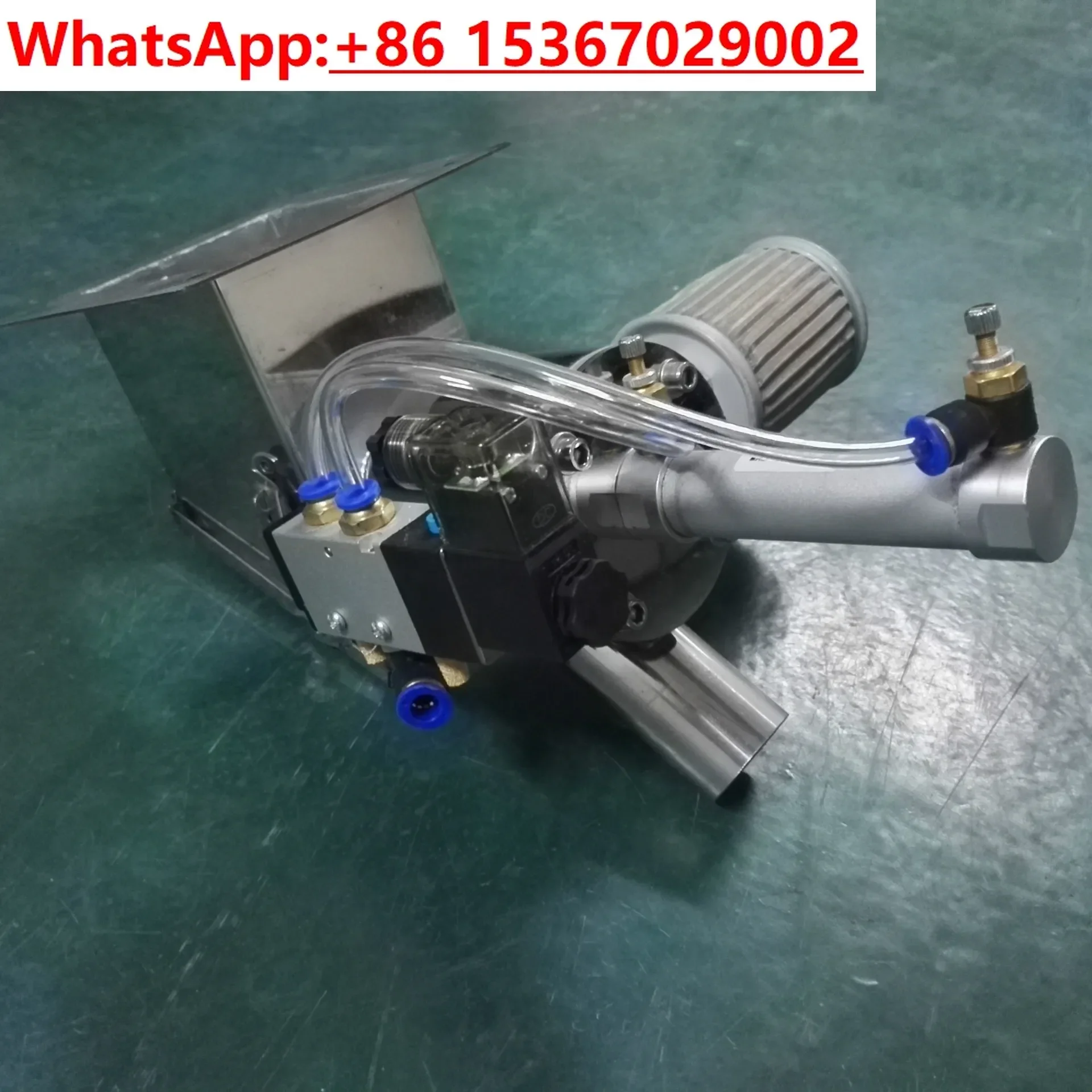 Supply evacuation device  molding machine accessories 1.5 inch extruder suction box with flange