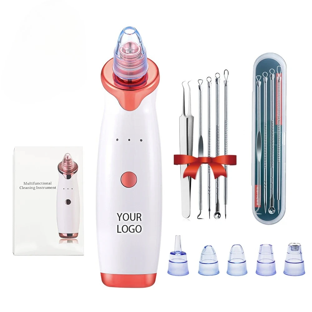 Aspiratore Per Punti Neri E Pori, Pulitore Elettrico Per Pori Facciali, Strumento Per Rimuovere Acne, Punti Bianchi E Neri Per Donne E Uomini