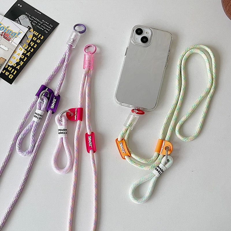 Mobile Phone Case Lanyard Long Cross-body Outdoor Travel Business Trip Hanging Neck Mobile Phone Rope Bag Pendant Unisex