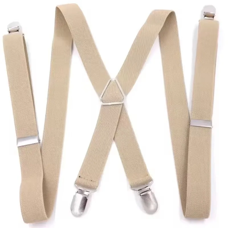 Elastische, verstellbare Hosenträger für Erwachsene und Kinder – Hosenträger-Set für Männer und Frauen, für Kinder, Jungen, Mädchen, Hochzeitsaccessoires – Detail 5