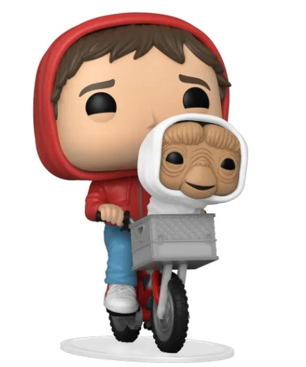 Película E.T. El Extraterrestre - Elliot con E.T. Figuras Coleccionables de Vinilo de 3.75 Pulgadas en Cesta - Juguetes de Colección