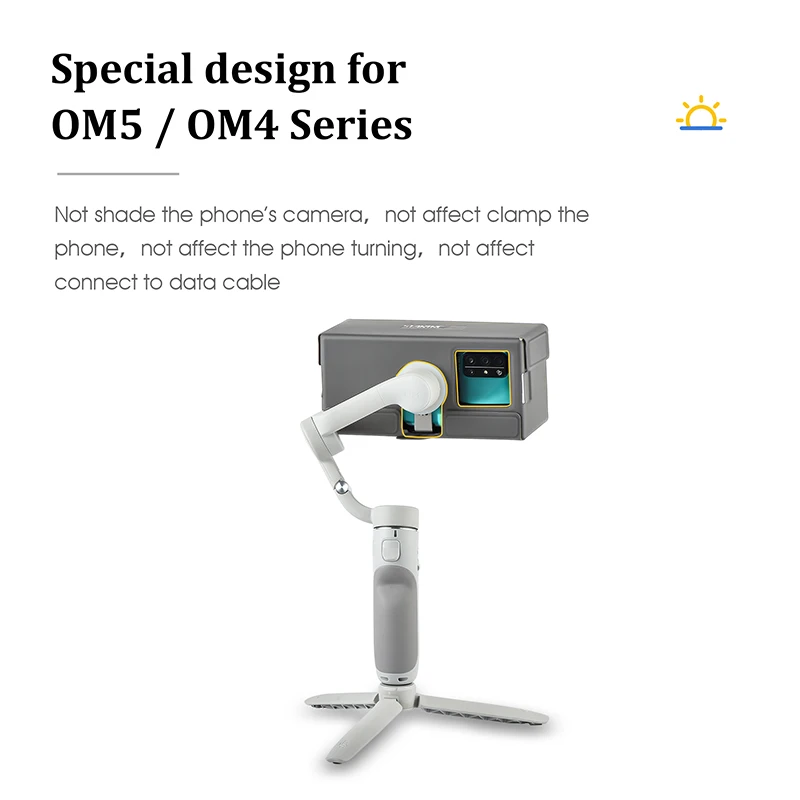 สำหรับ DJI OM 5สมาร์ทโฟน Gimbal Sun Hood แม่เหล็ก PU บังแดดสำหรับ DJI Osmo โทรศัพท์มือถือ4/SE stabilizer อุปกรณ์เสริม
