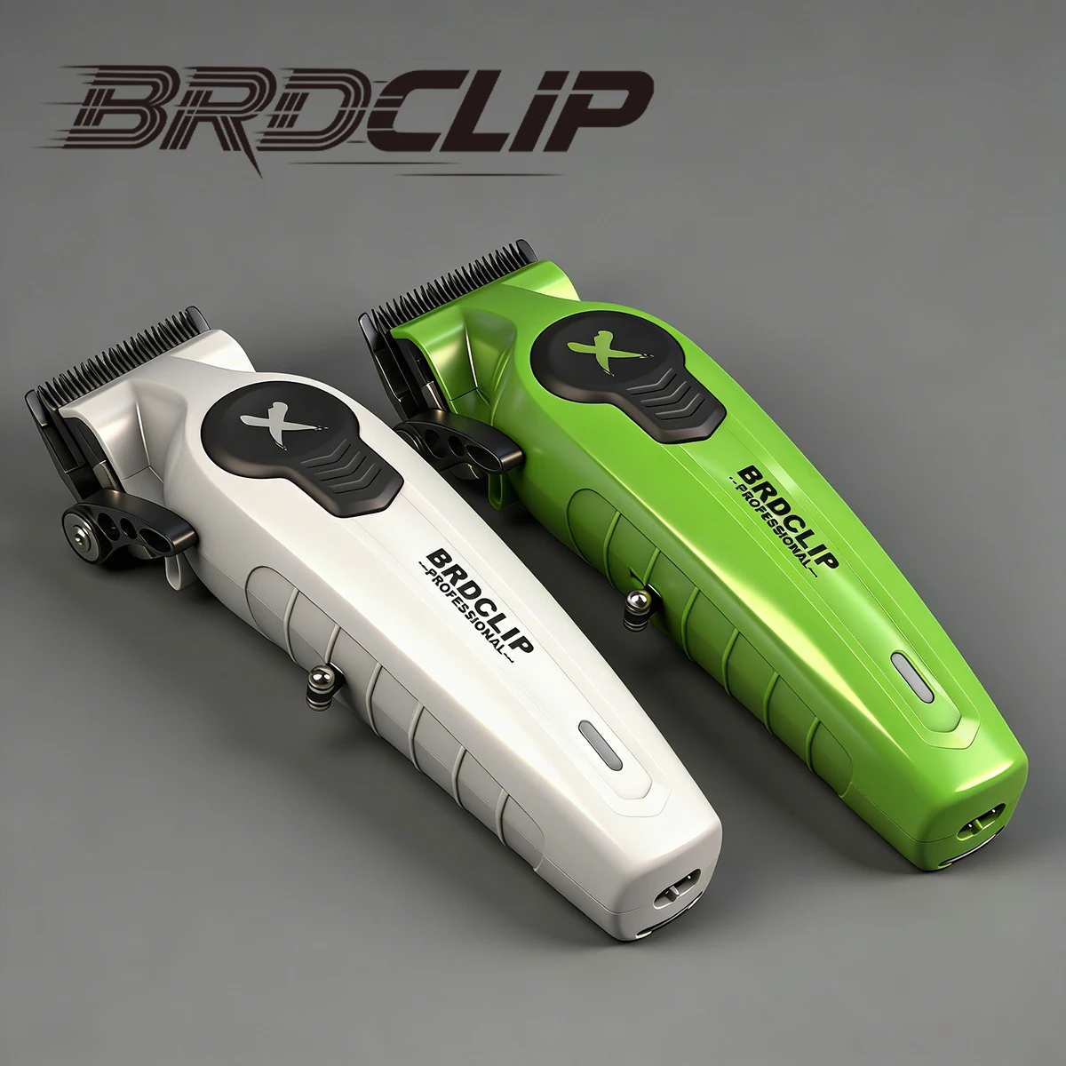 

Профессиональная беспроводная машинка для стрижки волос BRDCLIP 2 цветов, триммер для бороды и волос с DLC-лезвием, модная модель для салонов красоты