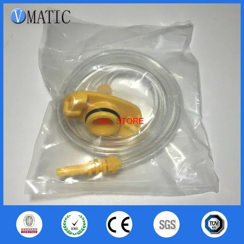 

‌30cc Pneumatic Adhesive Dispenser Barrel | Industrial Syringe w/Piston & Adapter