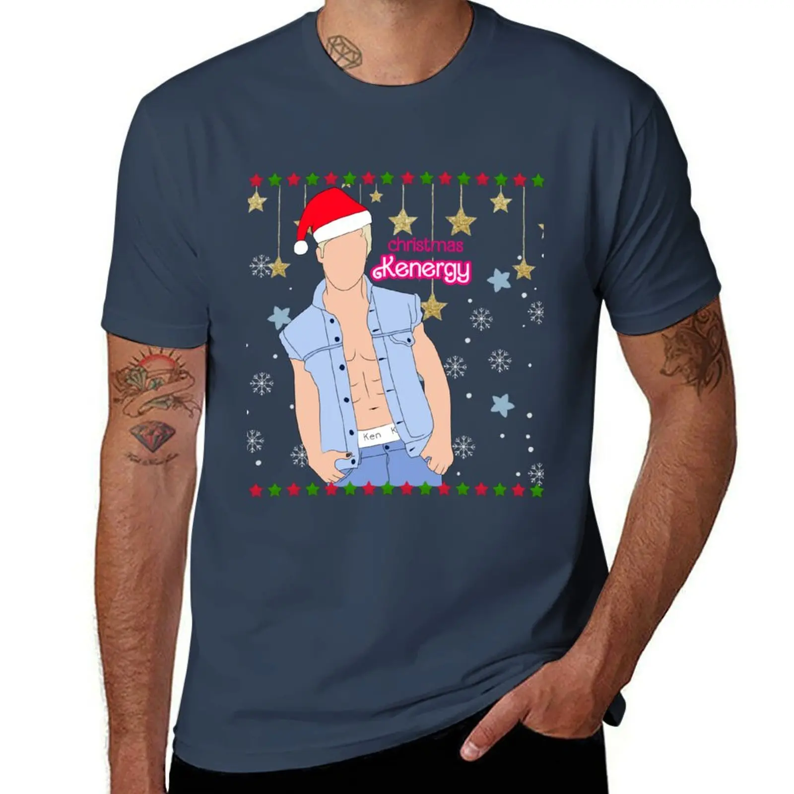 Christmas kenergy christmas T-Shirt Work Casual Loose Fit T-Shirt