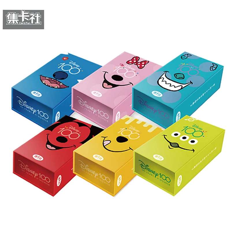 

Новая Радужная коллекционная карточка на 100 юбилей, лимитированная картинка с мотивами фильмов, радужная карточка Микки Мауса, Золотая торговая карточка для детей