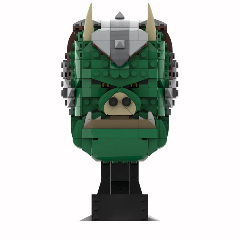 776 قطعة MOC Gamorrean الحرس رئيس خوذة ستار معركة نموذج اللبنات تجميع DIY فكرة هدايا عيد الميلاد الاطفال اللعب عيد ميلاد #4