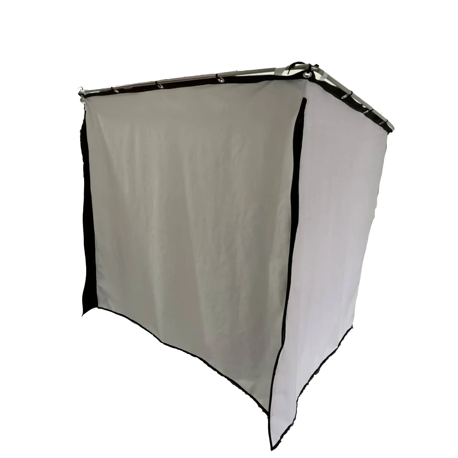 4-sided 36” x 36”(90 x 90cm) 2in1 Ultra Bounce Black & White Reflect Blackout Floppy Tent for Movie Shooting Viewing Area