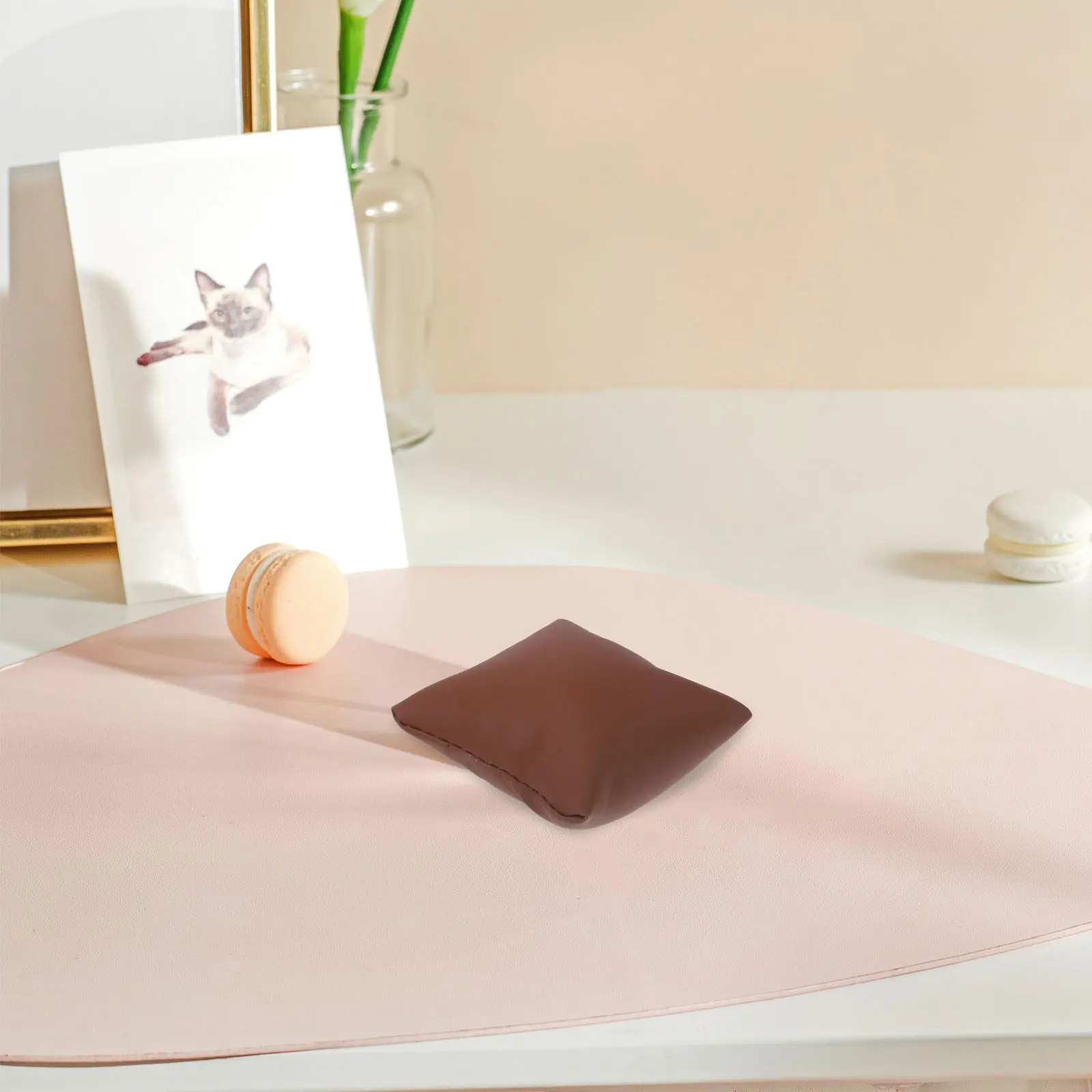 

6Pcs Watch Display Cushion High Quality PU Comfortable Touch Fiberfill Pillow for Bracelet Bangle Watch Storage Holder