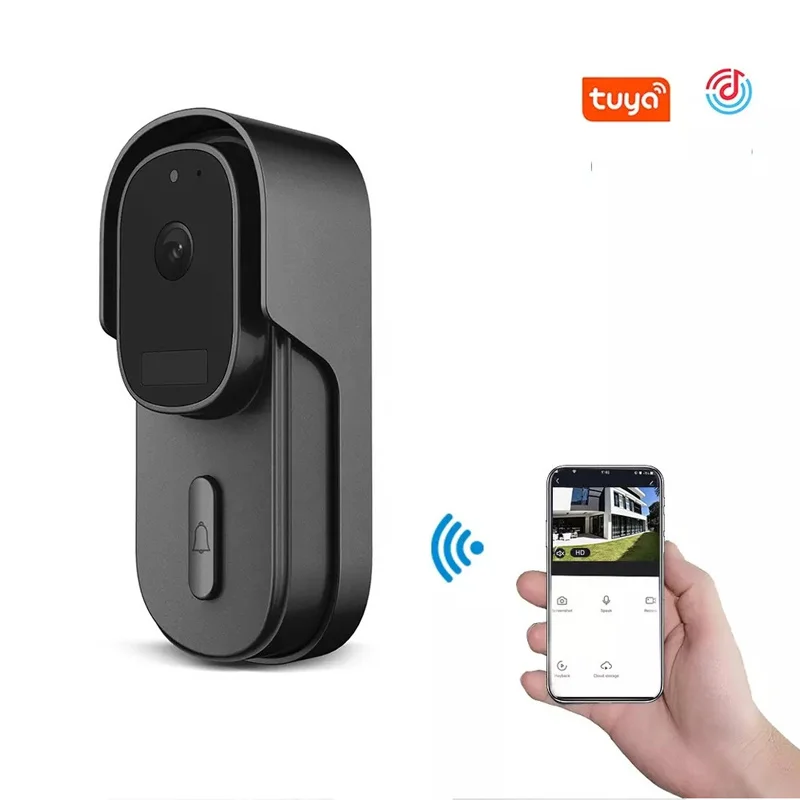 Ultra Clear Infrared Night Vision Visual Intercom Monitoring Waterproof Door Bell Tuya WiFi Intelligent Wireless PIR Doorbell