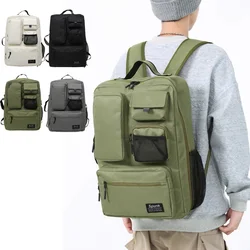 Men Women Travel Backpack Laptop Bag Large Capacity Casual Trip Schoolbag Multi-Pocket Nylon School Backpack for Student Female