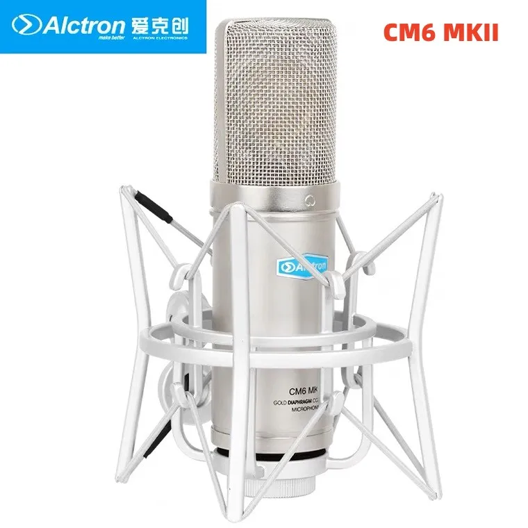 

Alctron CM6 MKII Professional Condenser Microphone for Studio Recording with Shock Mount and pop filter