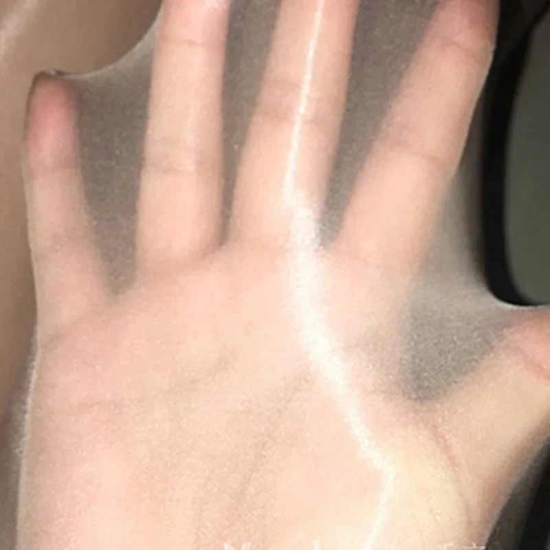 Mulheres crotchless elástico meias mágicas glitter meia-calça anti gancho sexy óleo aberto virilha brilhante collants gloss suavemente medias