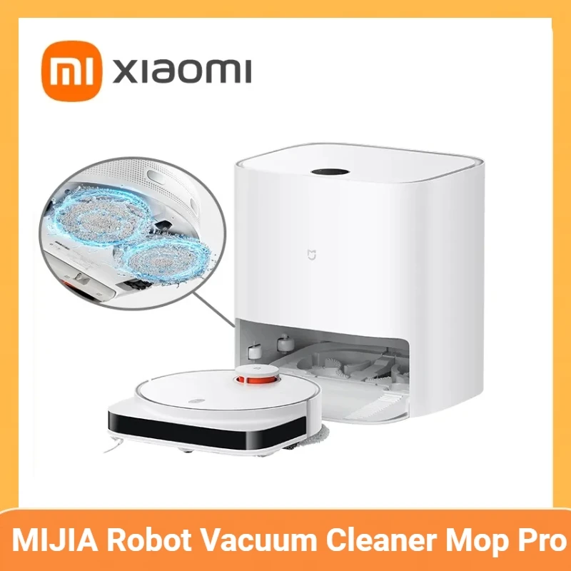 XIAOMI MIJIA Robot Vacuum Cleaner Mop Pro/2Pro Self Cleaning Home Sweeping Cyclone Suction Rotating Pressure Washing Mopping