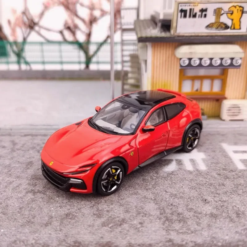 FunnyModel Schaal 1:64 Purosangue's V12 FUV SUV Legering Simulatie Sportwagen Model Statische Decoratie Collectibles Gift Speelgoed