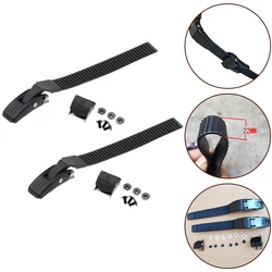 2 Sets Roller Skating Shoelaces Inline Skate Strap Buckle With Clamp Screws Skating Shoes Replacement Accessories