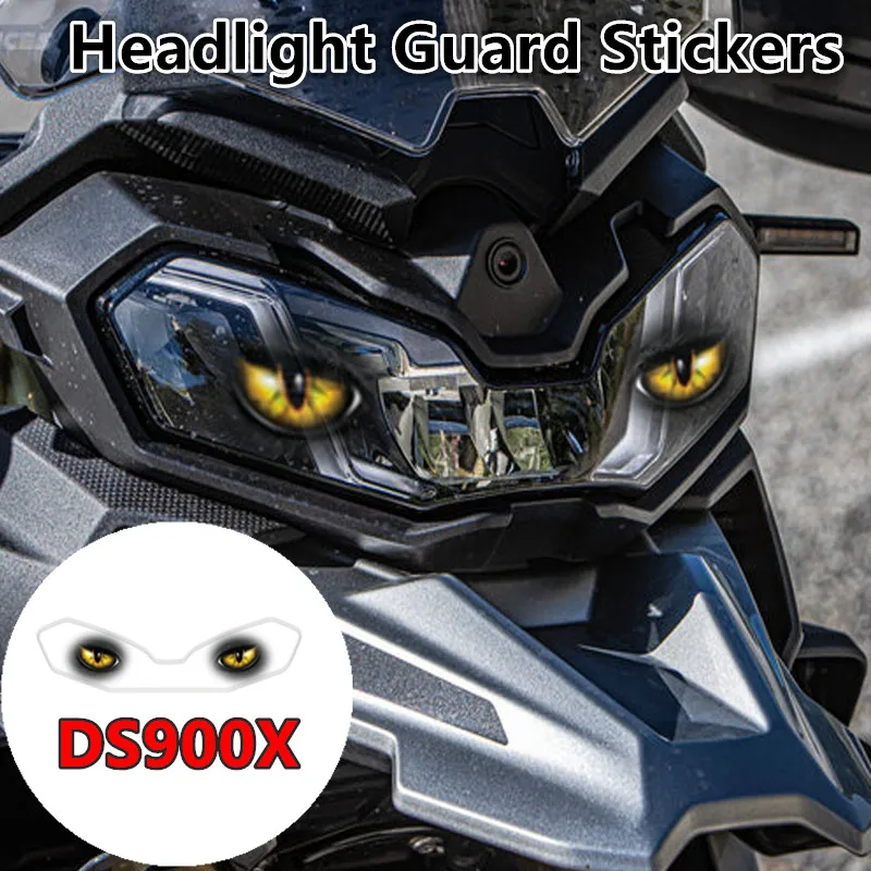 

Motorcycle Front Fairing Headlight Guard Decals Head Light Protector Stickerst For VOGE DS900X DS 900X ds900x 2024 2025 DS900x