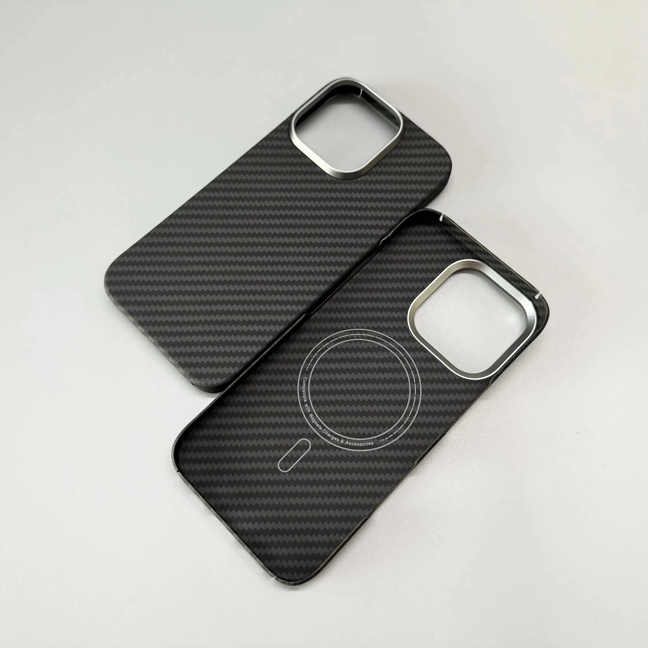 

For iPhone 16 Pro Kevlar Phone Case iPhone 16 Pro Max Aramid Fiber Back Cover Carbon Fiber Case